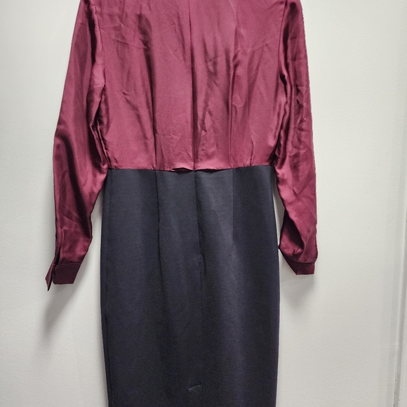 Ted Baker London Burgundy & Black Dress size 2 - Picture 6 of 9